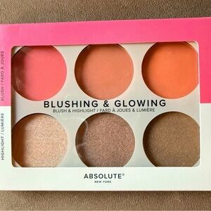 ABSOLUTE New York Blushing & Glowing Blush & Highlight Palette - NEW